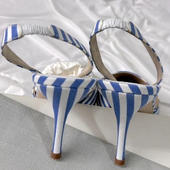 🖤NIB💕Carolyne Stripe Slingback Pumps - Picture 6 of 16